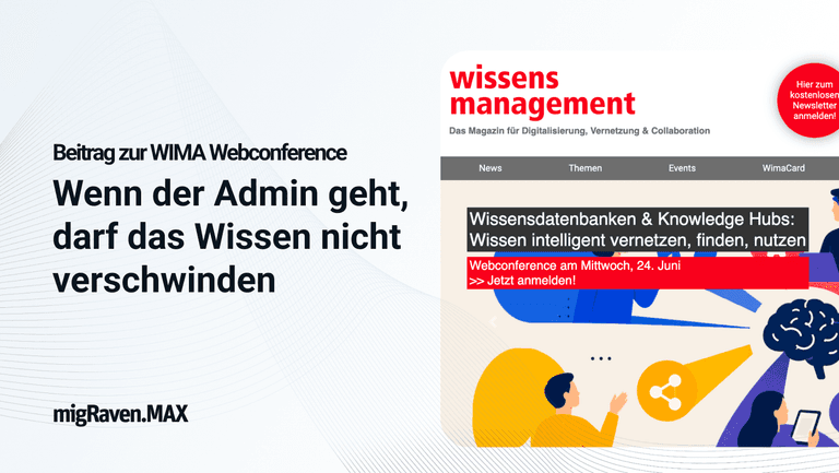 migRaven.MAX bei der WIMA Webconference