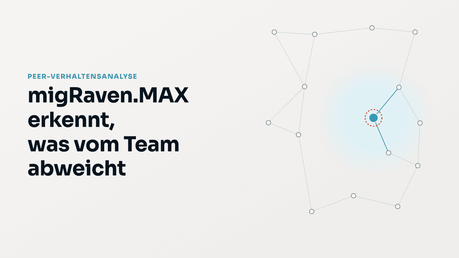 Peer-Verhaltensanalyse: migRaven.MAX erkennt, was vom Team abweicht