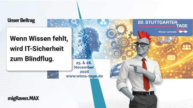 Treffen Sie uns auf den Wissensmanagement-Tagen 2026 in Stuttgart