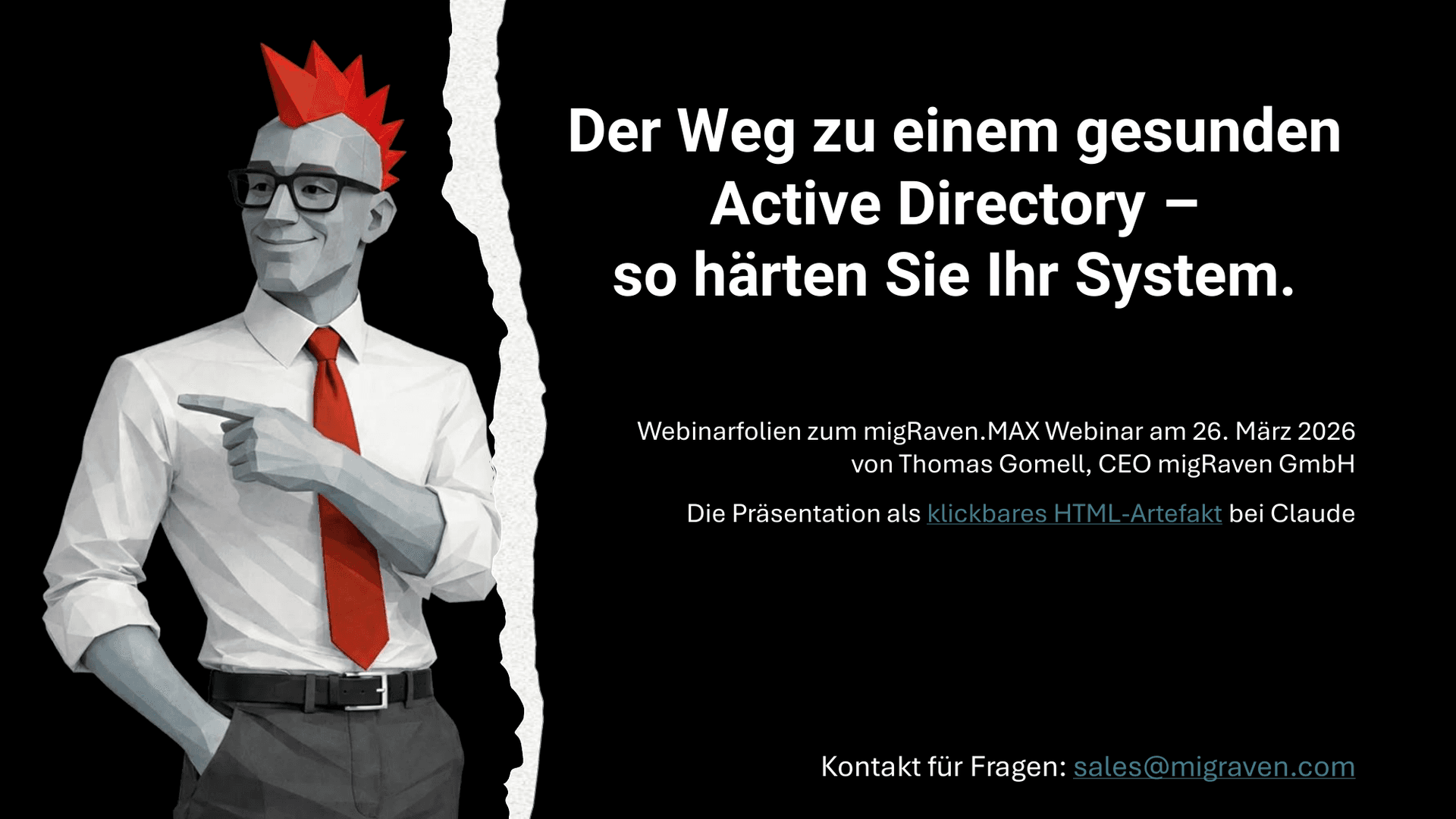 Webinarfolien: Der Weg zu einem gesunden Active Directory